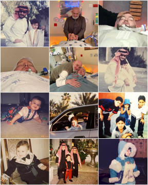 Foto-foto masa kecil Pangeran Al-Waleed. (Twitter @Rima_Talal)